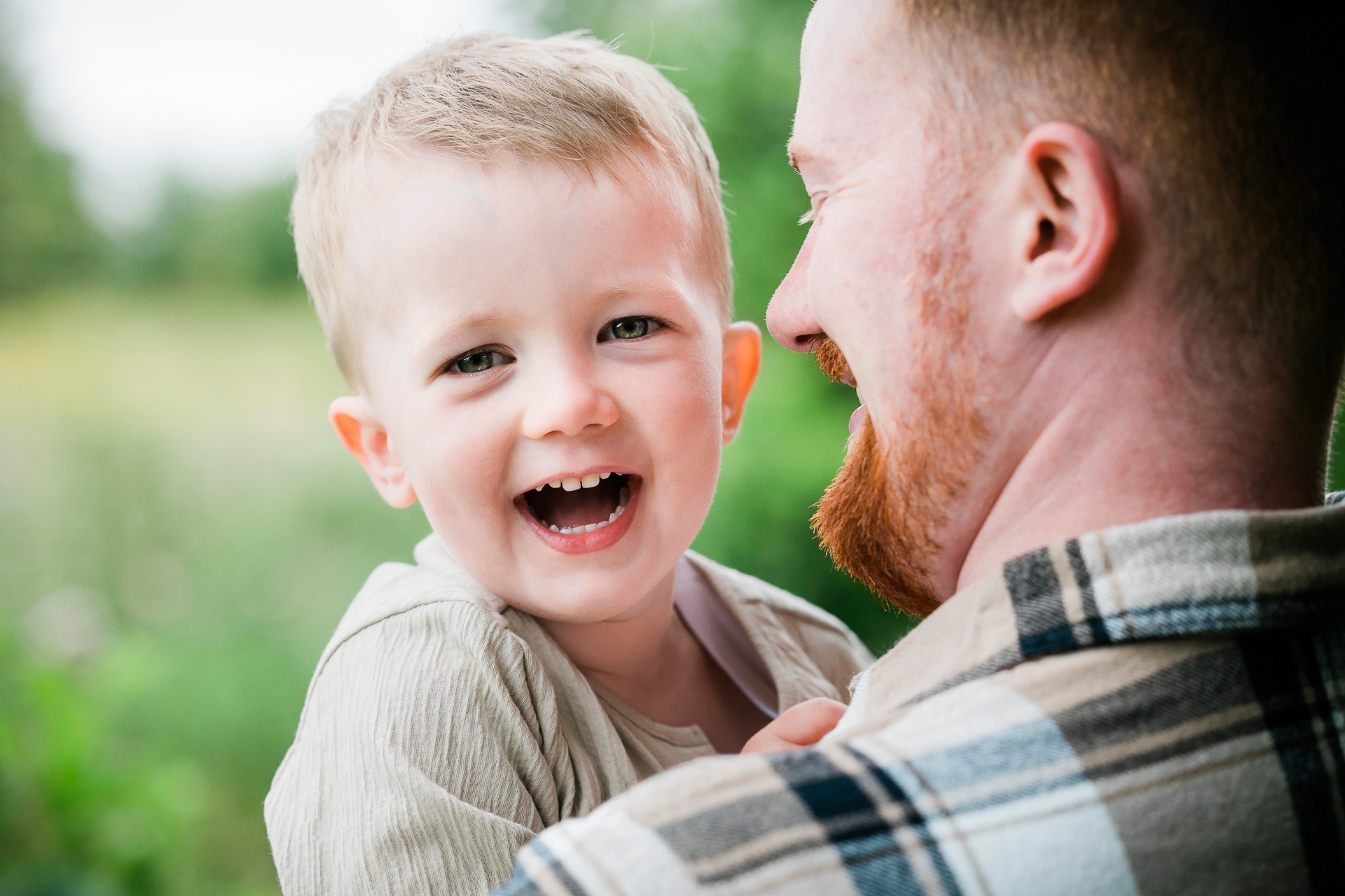 Udendørs familiefotografering